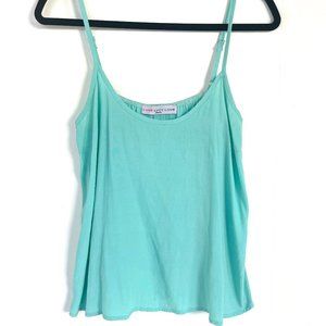 LUCY LOVE Beachy Blue Flowy Tank Top